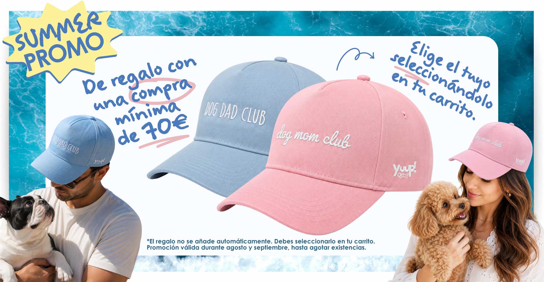 Cappellino in regalo con una spesa minima di 70€